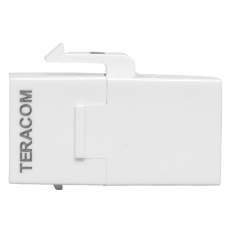 Адаптер проходной TERACOM PRO Cat,6 неэкранированный RJ45-RJ45 тип Keystone белый EKF
