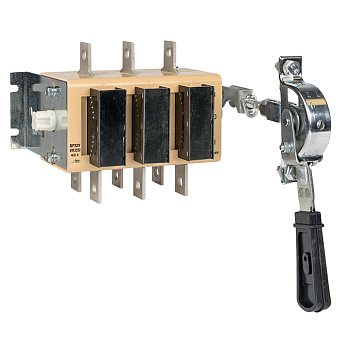 Выключатель-разъединитель ВР32У-37A71240-R 400А, 2 направ, с д/г камерами, с передней смещённой рукояткой MAXima EKF