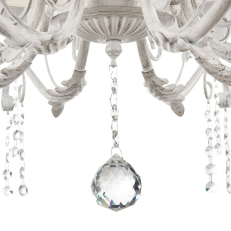 Люстра 8*E14 40Вт Белый IP20 Liviano FR2613-PL-08-W Freya