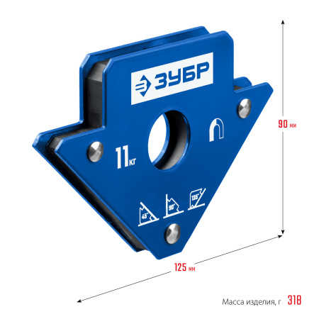 УМ-3 до 11 кг угольник магнитный для сварочных работ ЗУБР