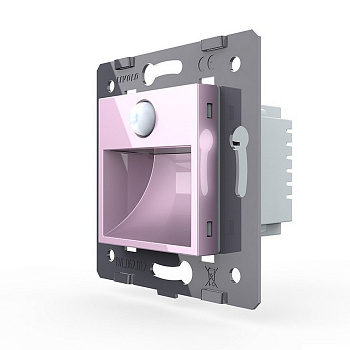 Подсветка лестницы, пола с датчиком движения, цвет розовый (механизм) Livolo