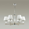 Люстра E27 6*60W 220V LORAINE хром,золотой LUMION