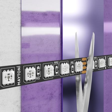 Лента светодиодная 24В 5050 21Вт/м 96LED/м RGB 5м IP20 Black Technical Maytoni