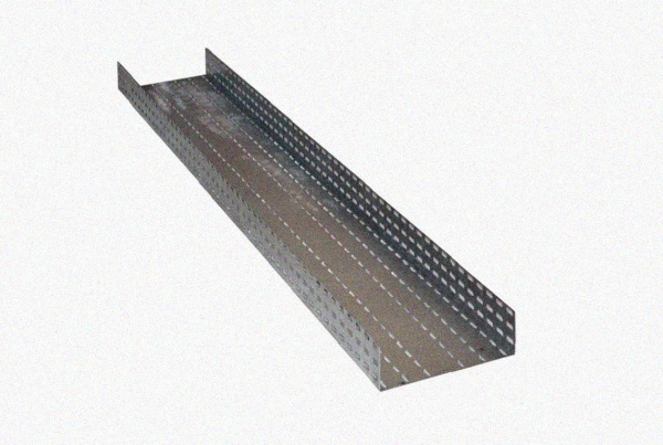 Лоток перфорированный ЛМ 150х80х3000 УХЛ1, оцинкованный лист S1,0