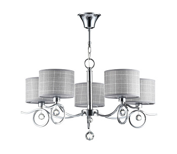 Люстра 5*E14 40Вт Хром IP20 Bertrand FR5906-PL-05-CH Freya