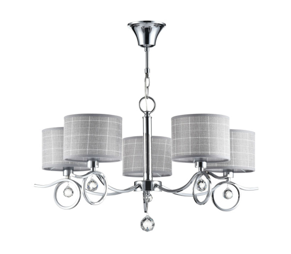 Люстра 5*E14 40Вт Хром IP20 Bertrand FR5906-PL-05-CH Freya