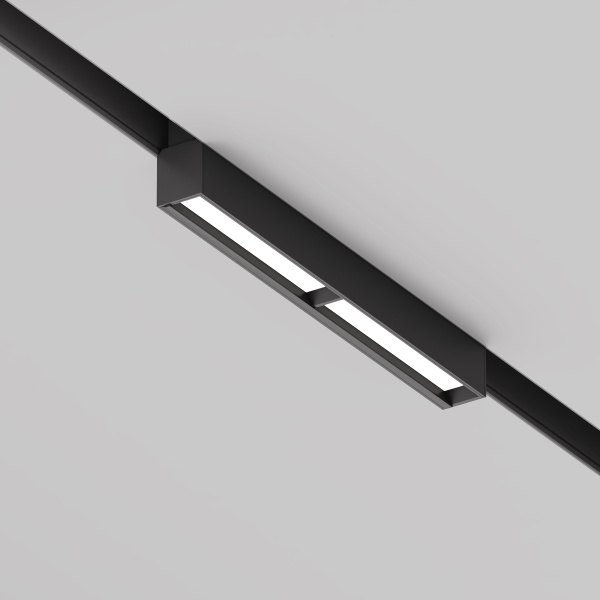 Трековый светильник LED 12Вт Черный IP20 Magnetic track system Exility TR106-2-12W3K-B Technical Maytoni