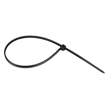 Хомут нейлоновый черный (2,5х180) (100шт) Basic EKF