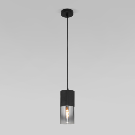 Подвесной светильник с плафоном 1*E27 60Вт черный IP20 (50233/1) Eurosvet