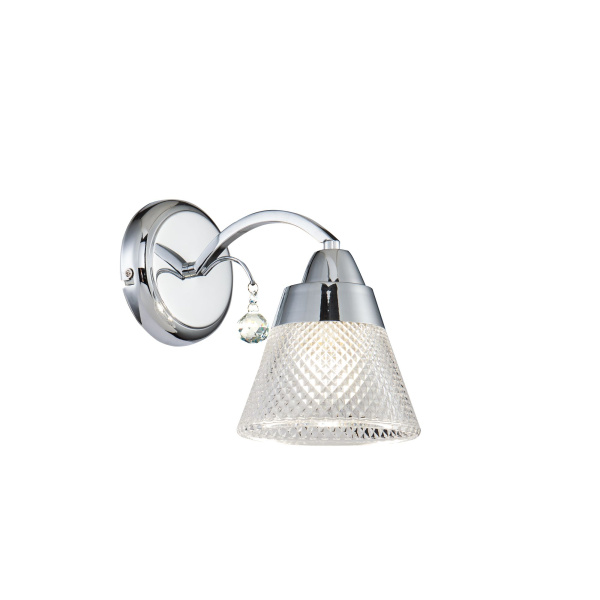 Бра 1*E14 40Вт Хром IP20 Enrica FR2011WL-01CH Freya