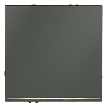 Выключатель встраиваемый Voltum S70 одноклавишный с подсветкой 10А, (титан)