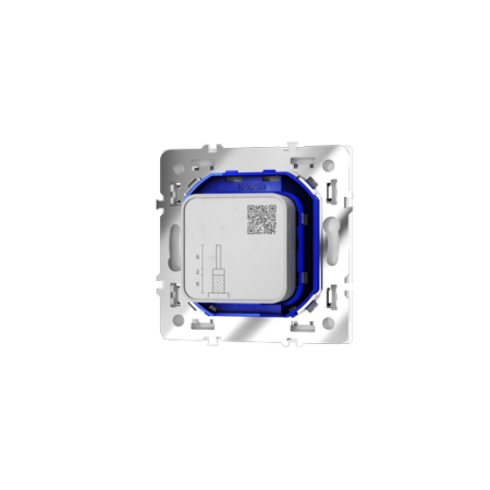 Розетка телевизионная встраиваемая Voltum S70 оконечная TV+SAT, (белый глянцевый)