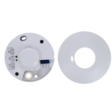 Микроволновый датчик движения бел, 1200Вт 360гр, до 20м IP20 MW-703 PROxima EKF