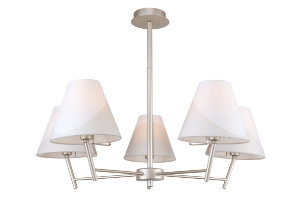 Люстра 5*E14 40Вт Серебро IP20 Vanessa FR5084PL-05G Freya