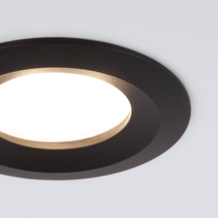 Встраиваемый точечный светильник GU10 черный IP20 (a053332) Elektrostandard