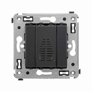 Звонок в стену, "Avanti", "Черный матовый" DKC