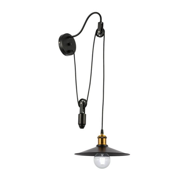 Светильник настенный Черный/Черный E27 1*60Вт SLE120501-01 EVOLUCE