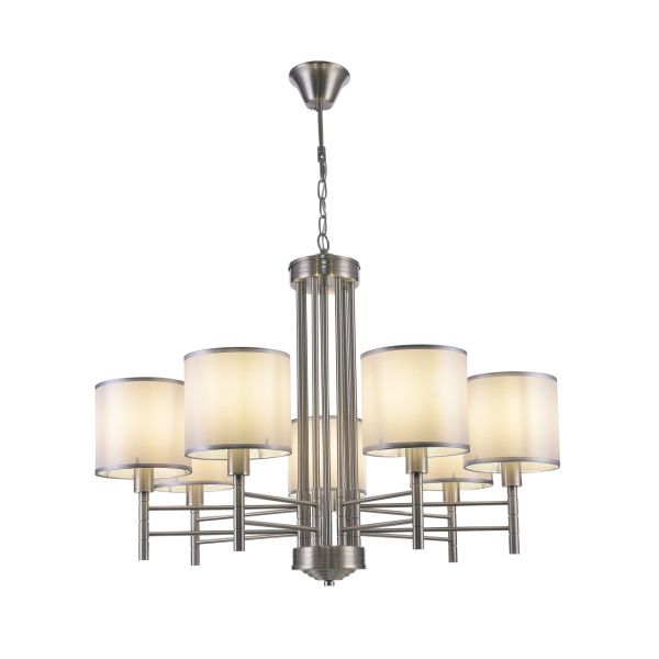 Люстра 7*E14 60Вт Никель IP43 Lika FR5674PL-07N Freya