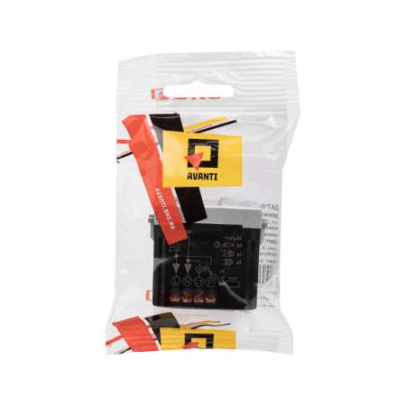 Датчик движения модульный, "Avanti", "Закаленная сталь", 1 модуль DKC