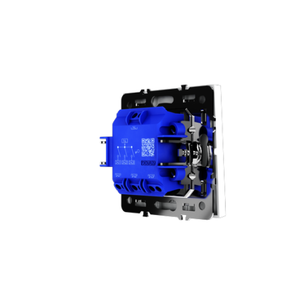 Выключатель встраиваемый Voltum S70 трехклавишный 10А, (белый матовый)