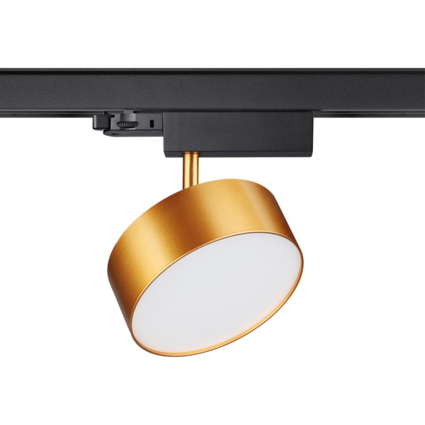 Трехфазный трековый св/д св-к IP20 LED 24W 4000K 2100Лм 100-265V матовое золото PROMETA NOVOTECH