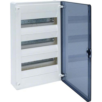 Щит открытой установки Golf-36 мод.прозрачная дверь IP40 Hager