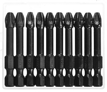 Ударные биты PZ3, 50 мм, 10 шт ЗУБР