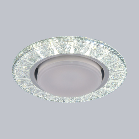 Встраиваемый точечный светильник со св/д подсветкой GX53 4200К прозрачный IP20 (a049342) Elektrostandard