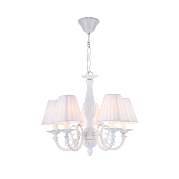 Люстра 5*E14 40Вт Белый IP20 Jasmine FR2686PL-05W Freya