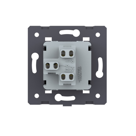 Одноклавишный механический выключатель, цвет розовый (механизм) Livolo