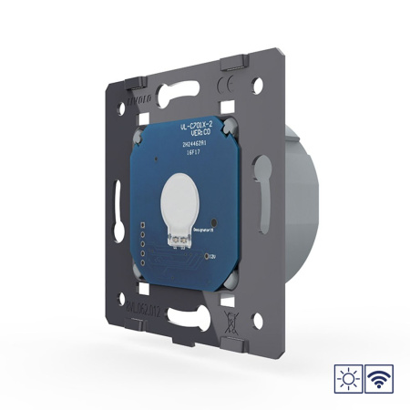 Одноклавишный сенсорный выключатель сухой контакт с функцией радиоуправления (механизм) Livolo