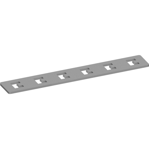 Соединитель прямой для низковольтного встраиваемого шинопровода, белый, LD2003