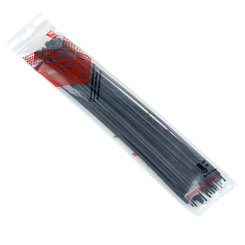Хомут P6,6 стандартный (ч), 3,6x300 (50шт) FlexLock PROxima EKF