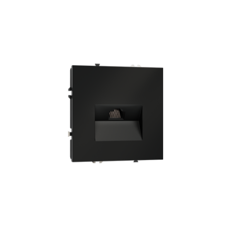 Розетка компьютерная встраиваемая Voltum S70 RJ45 КАТ.6, (черный матовый)