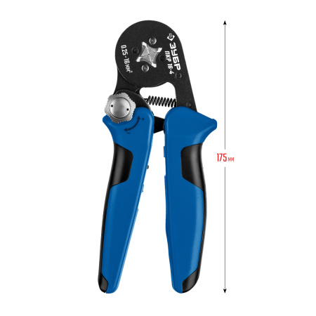 ПКР-16-4 пресс-клещи для втулочных наконечников 0.25 - 16 мм.кв, Профессионал ЗУБР