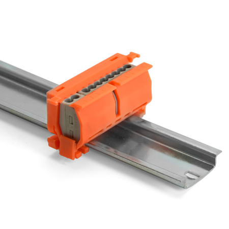 Монтажный держатель LD 500 для клемм серии LD222 на DIN-рейку STEKKER