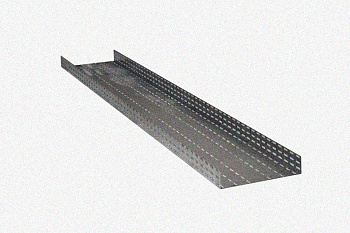 Лоток глухой ЛМГ 50х25х2000 УХЛ1, оцинкованный лист S1,0