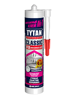 Клей монтажный  Classic Fix 280 мл прозрачный Tytan