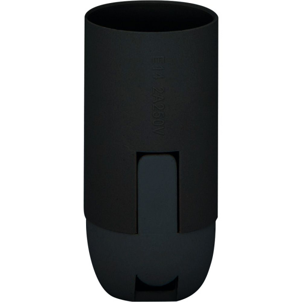 Патрон для ламп, 230V E14, LH111 черный