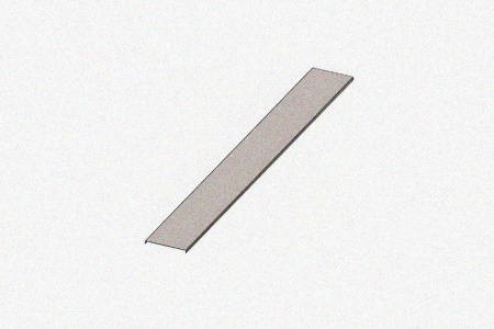 Крышка несущего лотка КНЛ30-П2,87 УХЛ1, оцинкованный лист S1,5