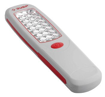 Фонарь светодиодный, 24 LED с линзами, магнит, крючок для подвеса, 3АА ЗУБР