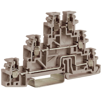 TLD.2(Ex)i, 3 уровневый проходной зажим синий 2,5 кв.мм DKC TLD.2(Ex)i, 3 уровневый проходной зажим синий 2,5 кв.мм DKC