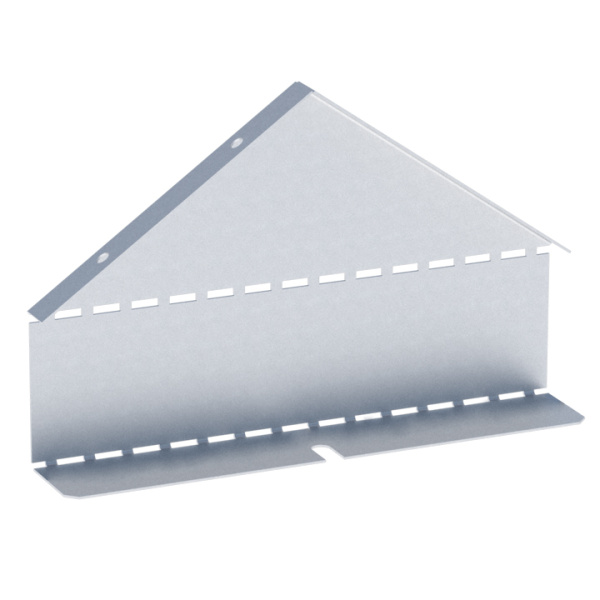 Заглушка крышки двускатной на лоток 80х500 мм (0,8 мм) HDZ EKF