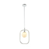 Подвесной светильник 1*G9 40Вт Белый с Серебром IP20 Avola MOD431-PL-01-WS Maytoni