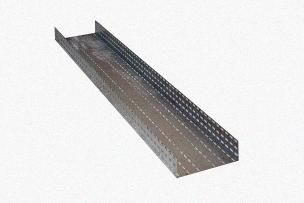 Лоток перфорированный ЛМ 150х50х2000 У3, окрашенный, S1,5