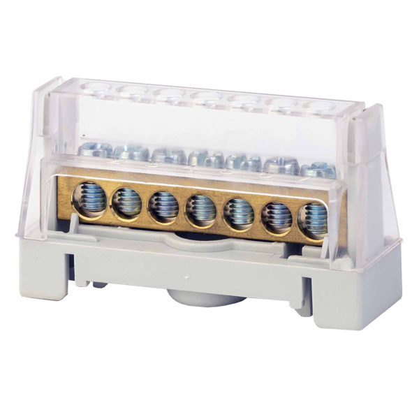 Клеммная колодка соединительная 1р 15х5,3мм. цвет серый DKC