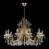 Люстра E14 10*40W VERSIA золотой/хрусталь ODEON LIGHT