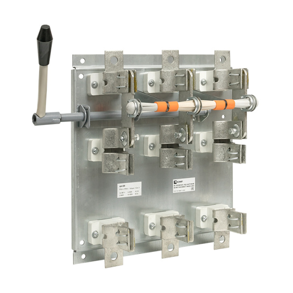 Разъединитель-предохранитель РПБ-6 630А левый привод, без ППН Basic EKF