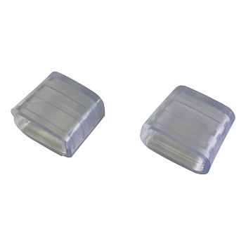 КОМПЛЕКТ (2 шт) 09-87 Заглушки пластиковые для двустороннего светодиодного неона, 8х16.5мм APEYRON