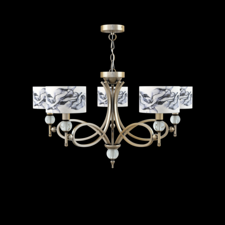 Люстра 5*E14 40Вт Бронза Антик IP20 Eclectic 17 M2-05-SB-LMP-Y-10 Maytoni